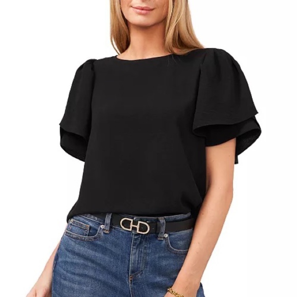 Vince Camuto Tulip Sleeve Top